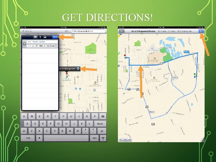 GET DIRECTIONS! 