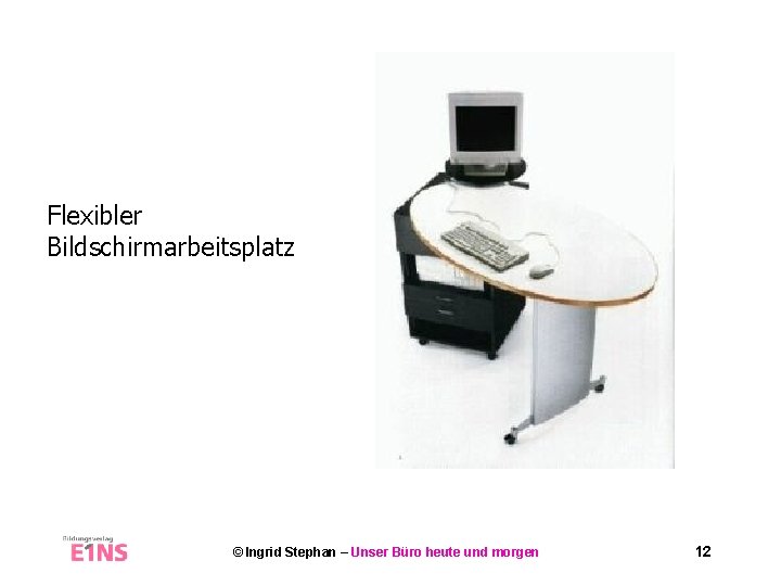 Flexibler Bildschirmarbeitsplatz © Ingrid Stephan – Unser Büro heute und morgen 12 
