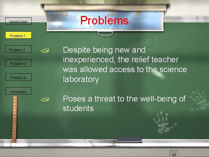 Problems Introduction Problem 1 Problem 2 / Despite being new and inexperienced, the relief
