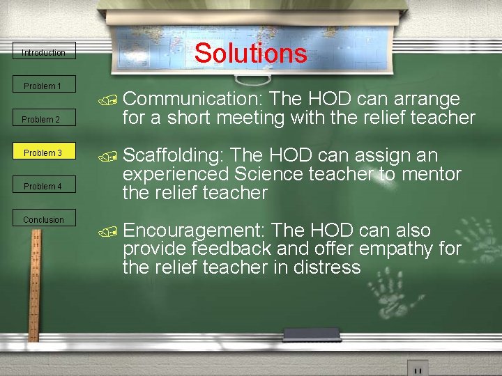 Introduction Problem 1 Problem 2 Problem 3 Problem 4 Conclusion Solutions / Communication: The