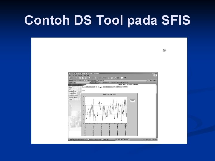 Contoh DS Tool pada SFIS 