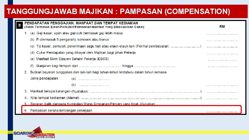 TANGGUNGJAWAB MAJIKAN : PAMPASAN (COMPENSATION) 