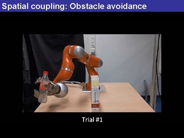 Spatial coupling: Obstacle avoidance 