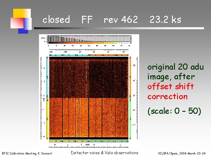 closed FF rev 462 23. 2 ks original 20 adu image, after offset shift