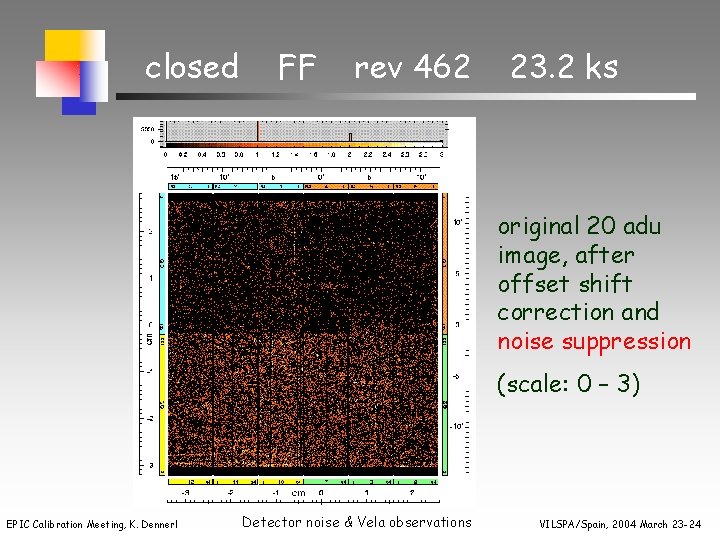 closed FF rev 462 23. 2 ks original 20 adu image, after offset shift