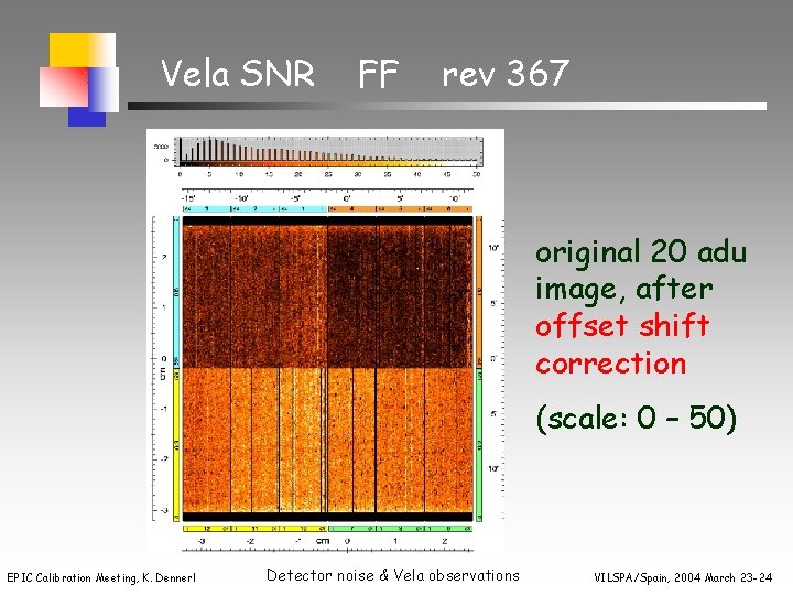 Vela SNR FF rev 367 original 20 adu image, after offset shift correction (scale: