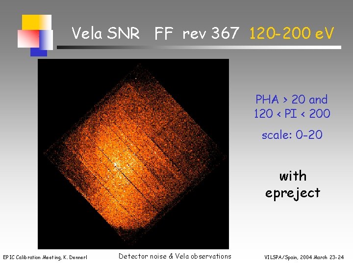 Vela SNR FF rev 367 120 -200 e. V PHA > 20 and 120