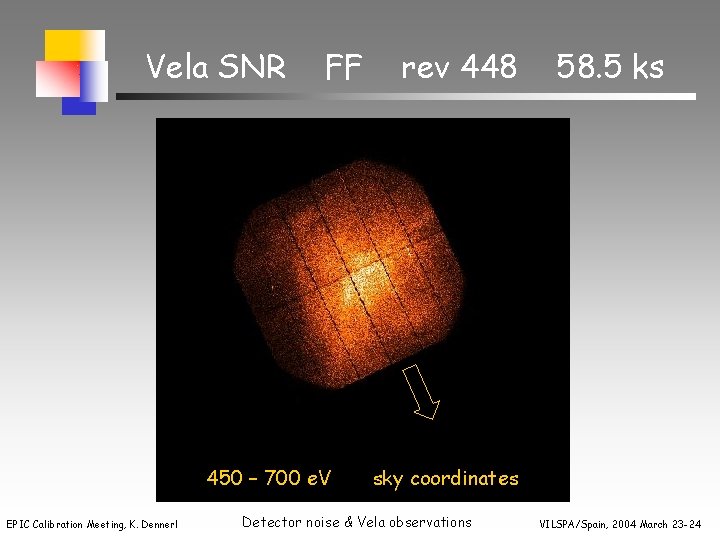 Vela SNR FF 450 – 700 e. V EPIC Calibration Meeting, K. Dennerl rev