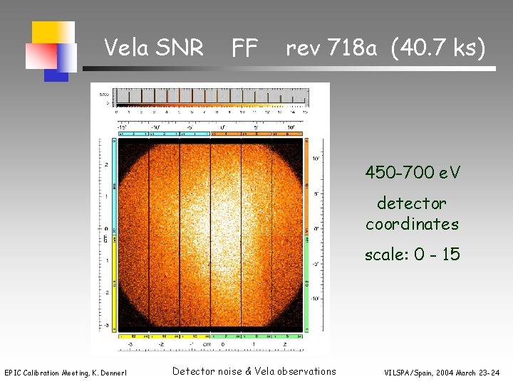 Vela SNR FF rev 718 a (40. 7 ks) 450 -700 e. V detector