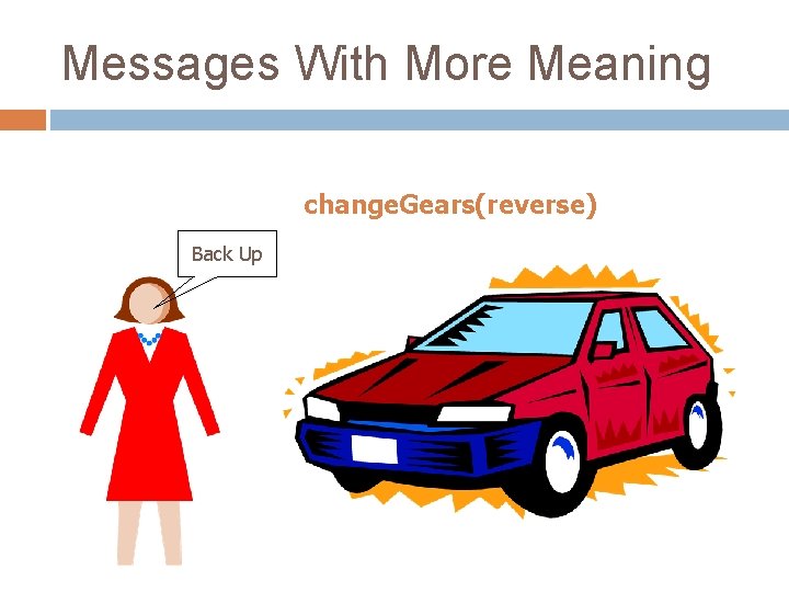 Messages With More Meaning change. Gears(reverse) Back Up 