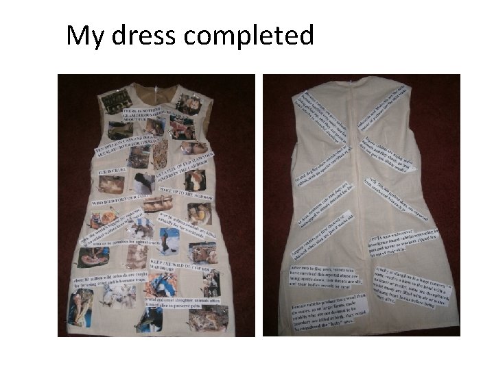 My dress completed 