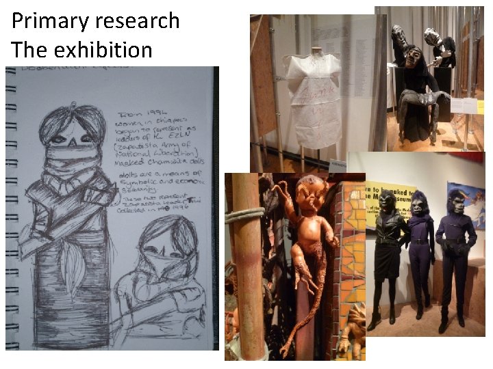 Primary research The exhibition 