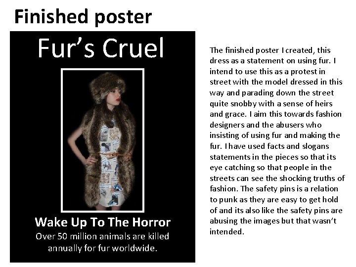 Finished poster Fur’s Cruel Wake Up To The Horror Over 50 million animals are