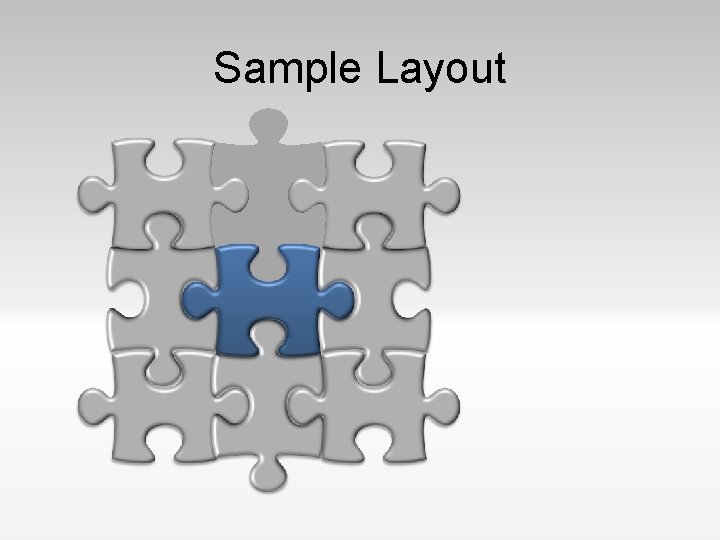 Sample Layout 