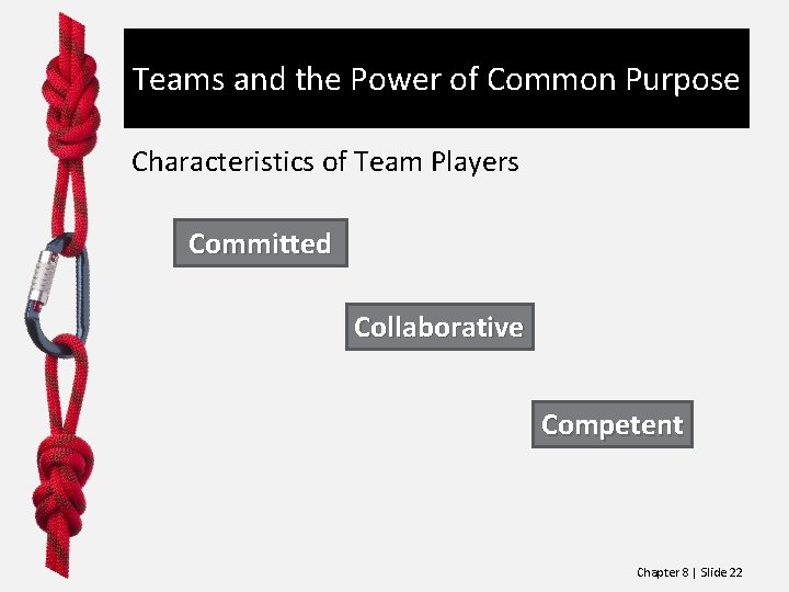 Teams and the Power of Common Purpose Characteristics of Team Players Committed Collaborative Competent Teams and the Power of Common Purpose Characteristics of Team Players Committed Collaborative Competent