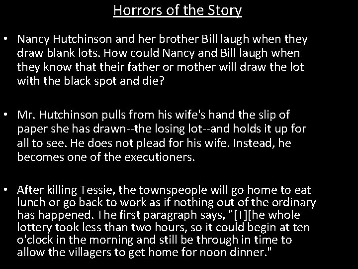 Horrors of the Story • Nancy Hutchinson and her brother Bill laugh when they