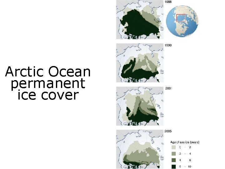 Arctic Ocean permanent ice cover 