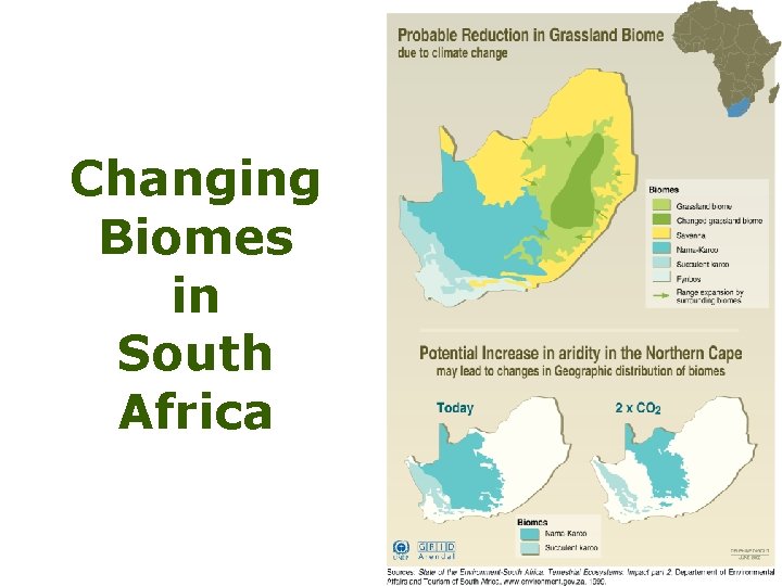 Changing Biomes in South Africa 