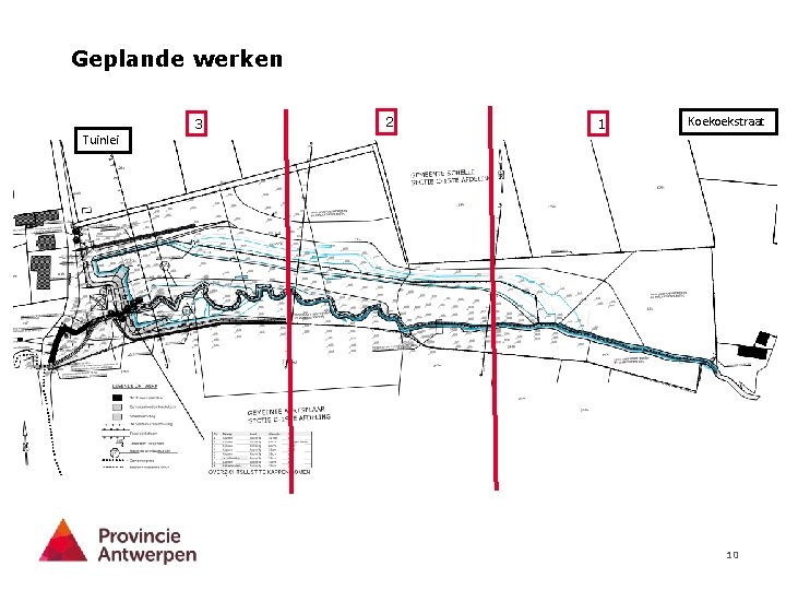 Geplande werken 3 2 1 Koekoekstraat Tuinlei 10 