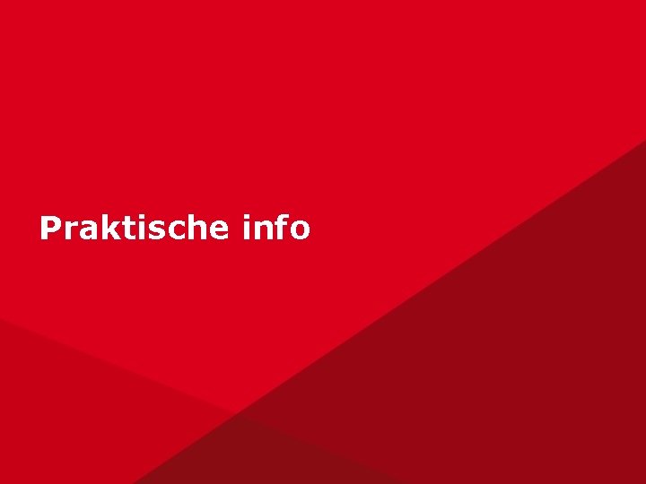 Praktische info 