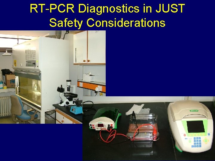 RT-PCR Diagnostics in JUST Safety Considerations 