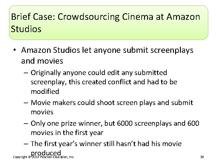 Brief Case: Crowdsourcing Cinema at Amazon Studios • Amazon Studios let anyone submit screenplays