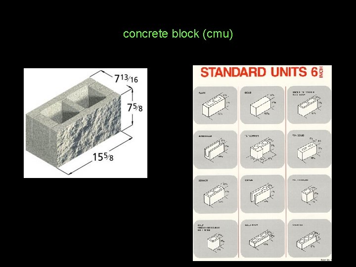 concrete block (cmu) 