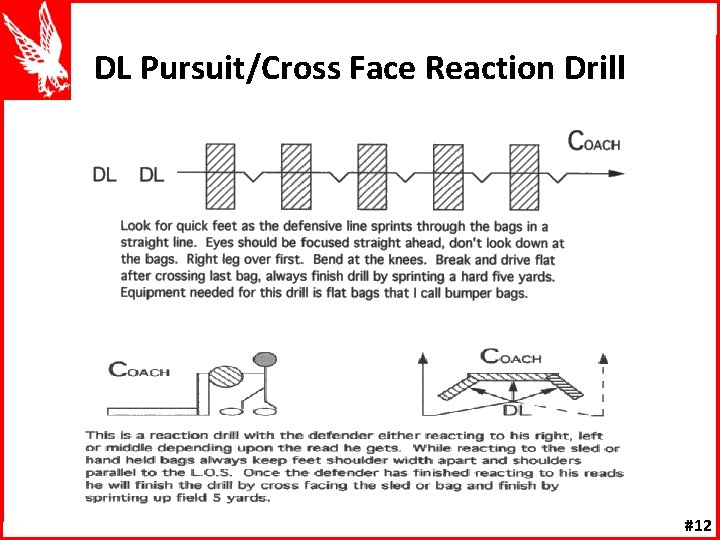 DL Pursuit/Cross Face Reaction Drill #12 