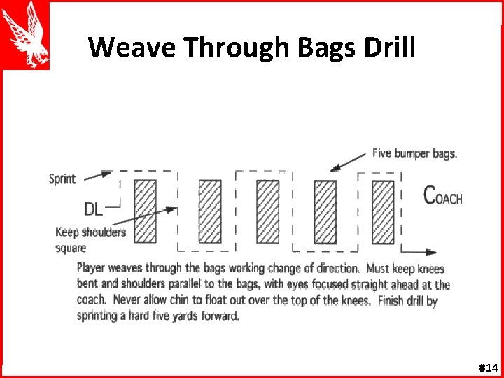 Weave Through Bags Drill #14 