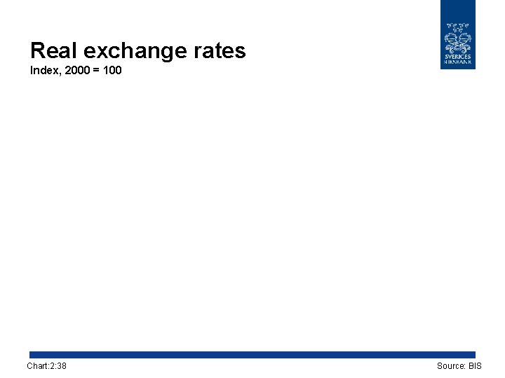 Real exchange rates Index, 2000 = 100 Chart: 2: 38 Source: BIS 