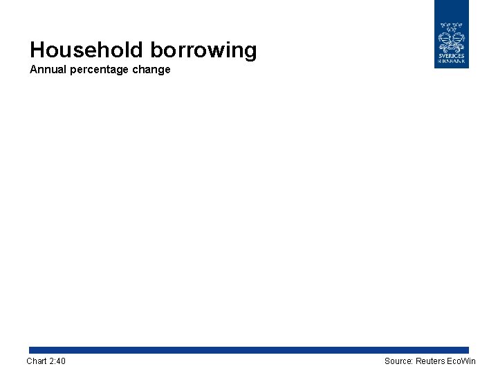 Household borrowing Annual percentage change Chart 2: 40 Source: Reuters Eco. Win 
