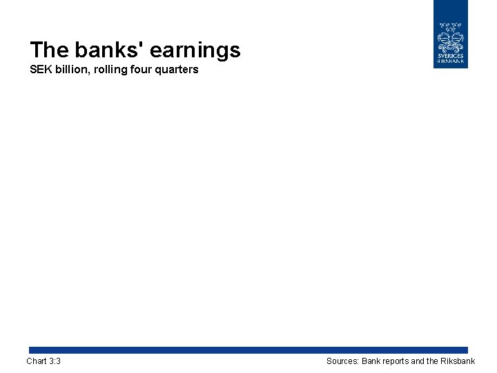 The banks' earnings SEK billion, rolling four quarters Chart 3: 3 Sources: Bank reports