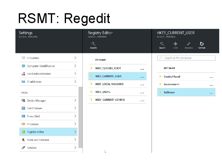 RSMT: Regedit 