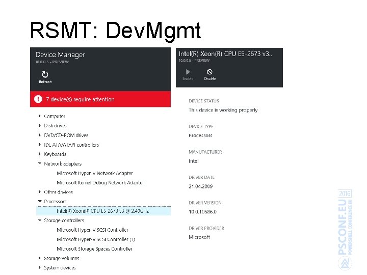 RSMT: Dev. Mgmt 