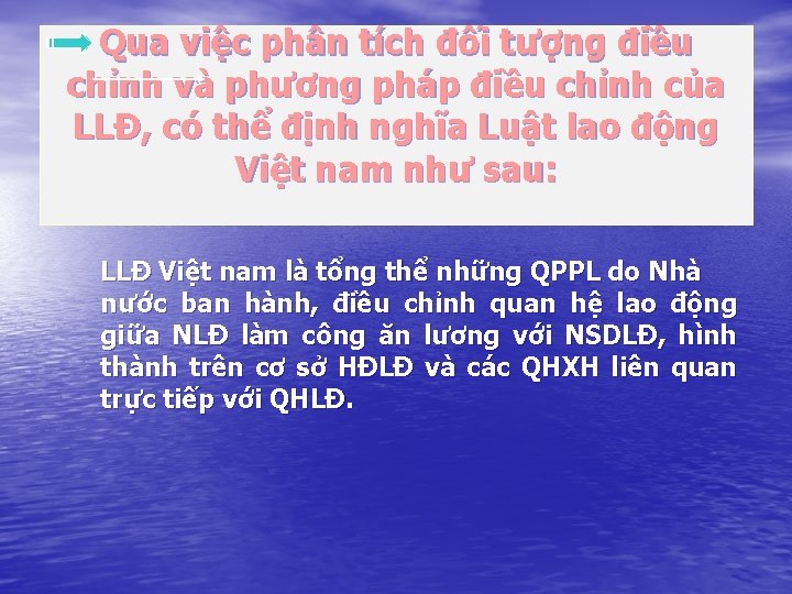 Qua việc phân tích đối tượng điều chỉnh và phương pháp điều chỉnh của