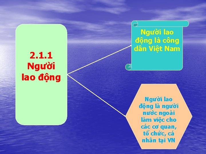 2. 1. 1 Người lao động là công dân Việt Nam Người lao động