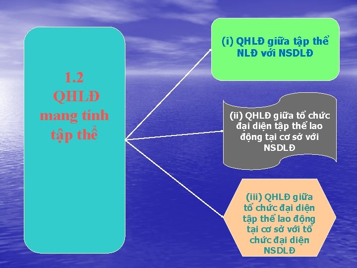 (i) QHLĐ giữa tập thể NLĐ với NSDLĐ 1. 2 QHLĐ mang tính tập