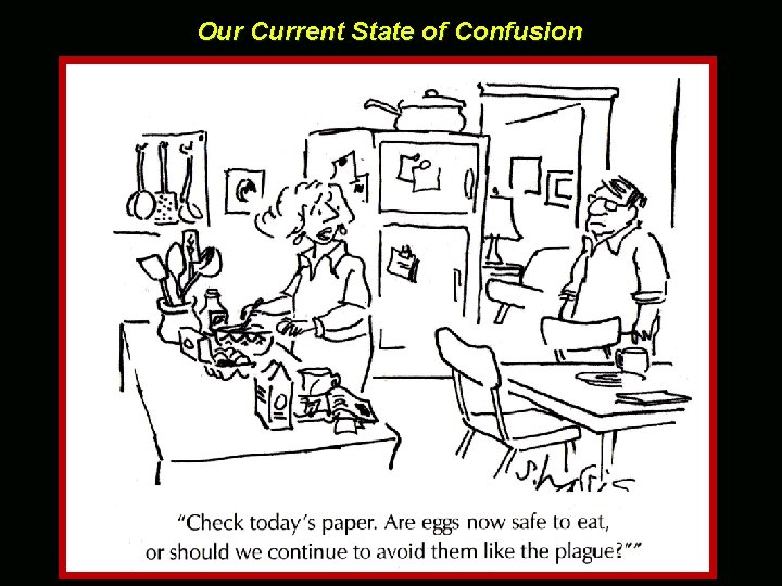 Our Current State of Confusion 