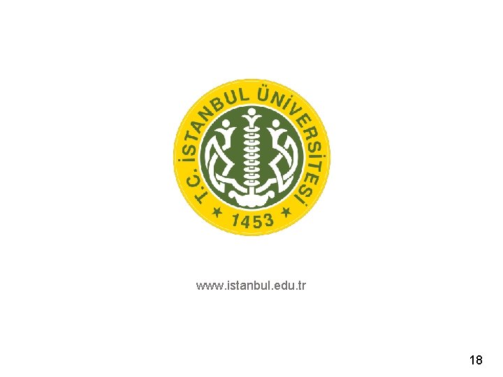 www. istanbul. edu. tr 18 