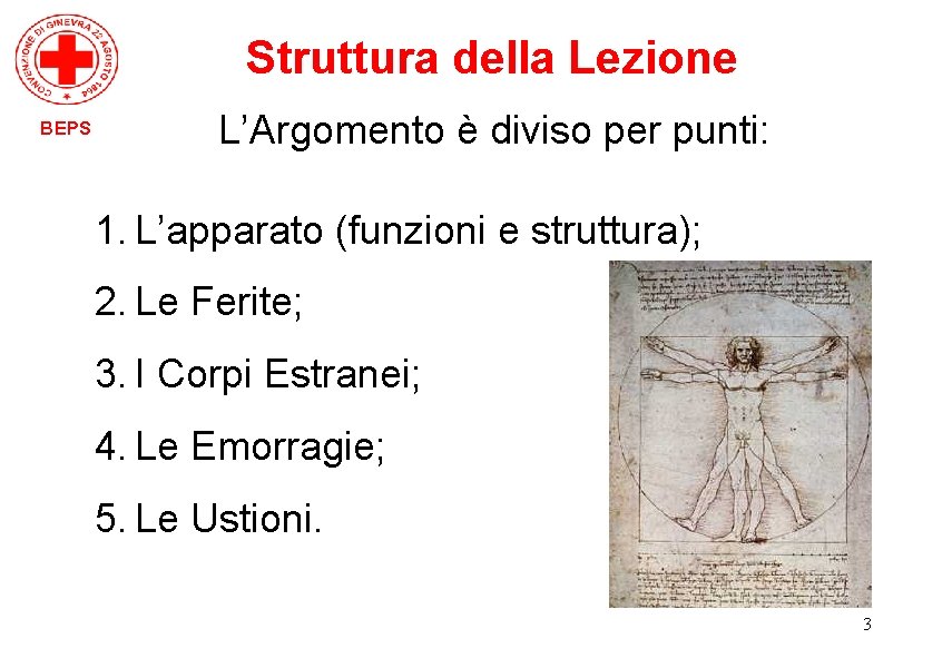 Struttura della Lezione BEPS L’Argomento è diviso per punti: 1. L’apparato (funzioni e struttura);