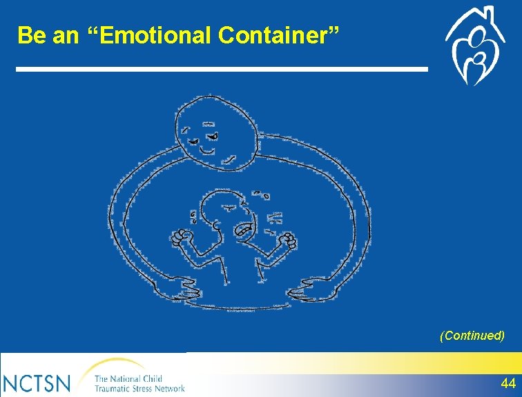 Be an “Emotional Container” (Continued) 44 