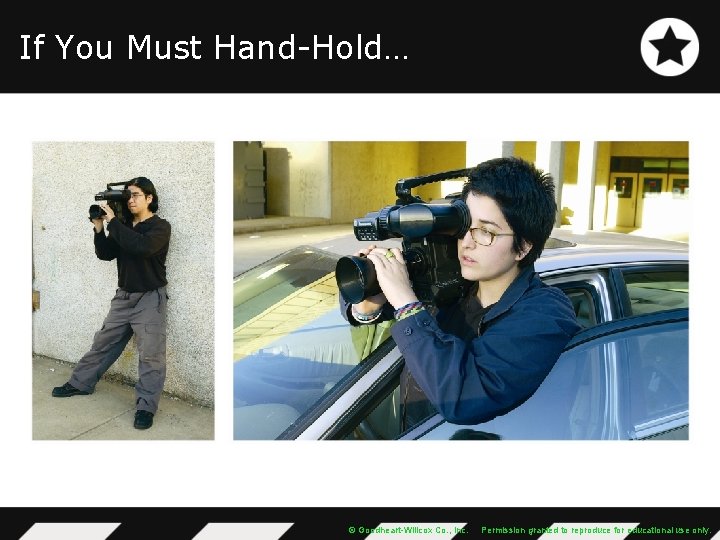 If You Must Hand-Hold… © Goodheart-Willcox Co. , Inc. Permission granted to reproduce for