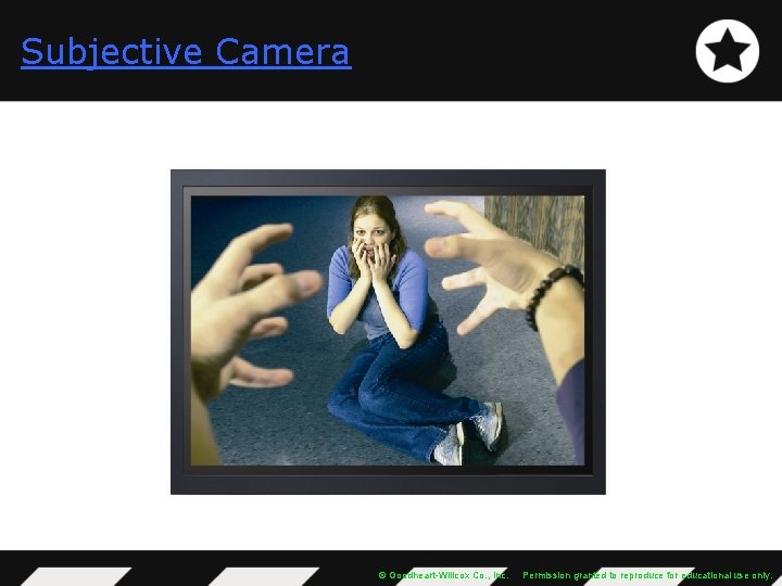 Subjective Camera © Goodheart-Willcox Co. , Inc. Permission granted to reproduce for educational use