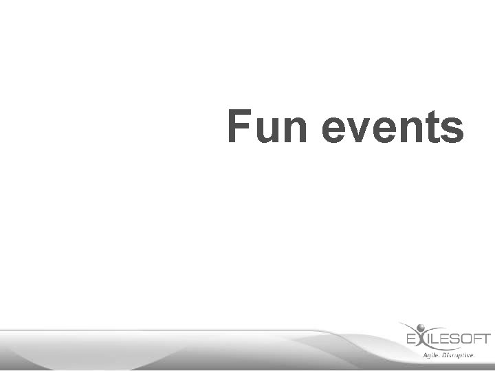 Fun events 