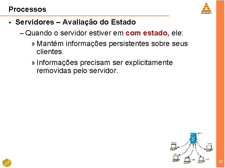 Processos § Servidores – Avaliação do Estado – Quando o servidor estiver em com