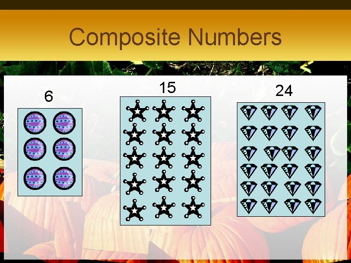 Composite Numbers 6 15 24 