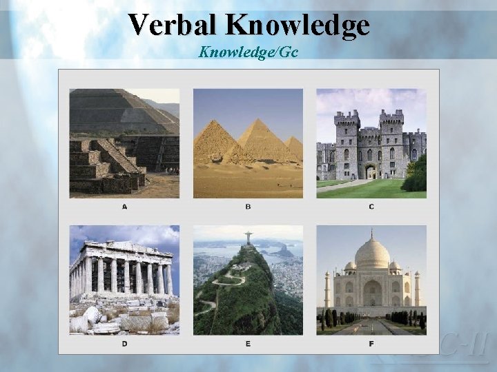 Verbal Knowledge/Gc 