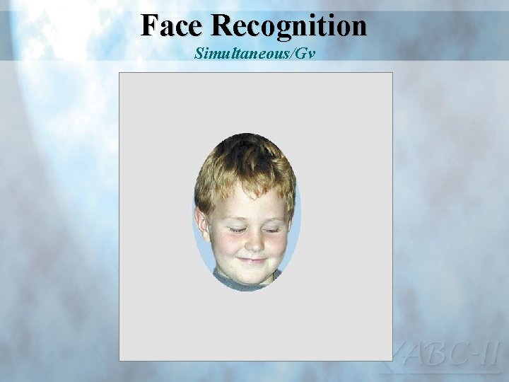 Face Recognition Simultaneous/Gv 