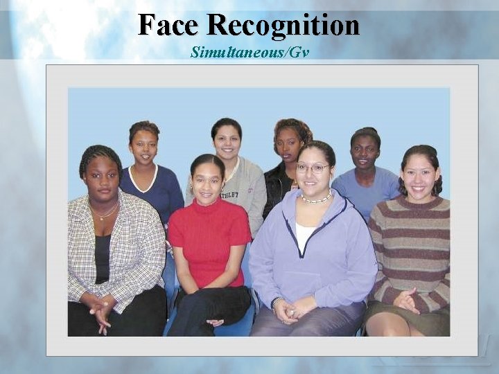Face Recognition Simultaneous/Gv 