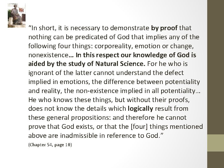 “In short, it is necessary to demonstrate by proof that nothing can be predicated